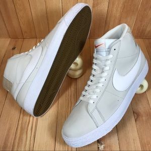 Nike SB Zoom Blazer Mid ISO Unbleached Skate Shoes